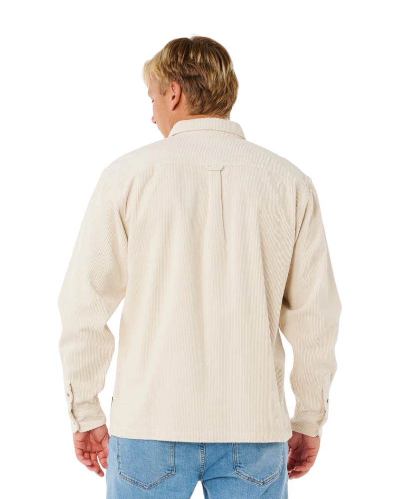 Rip Curl Mens Premium Surf Cord L/S Shirt in Sand Dune-1
