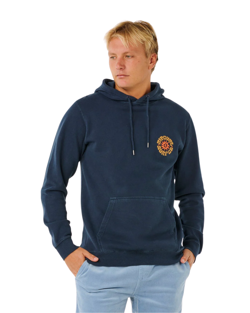 Rip Curl Mens Pacific Rinse Hood in Dark Navy