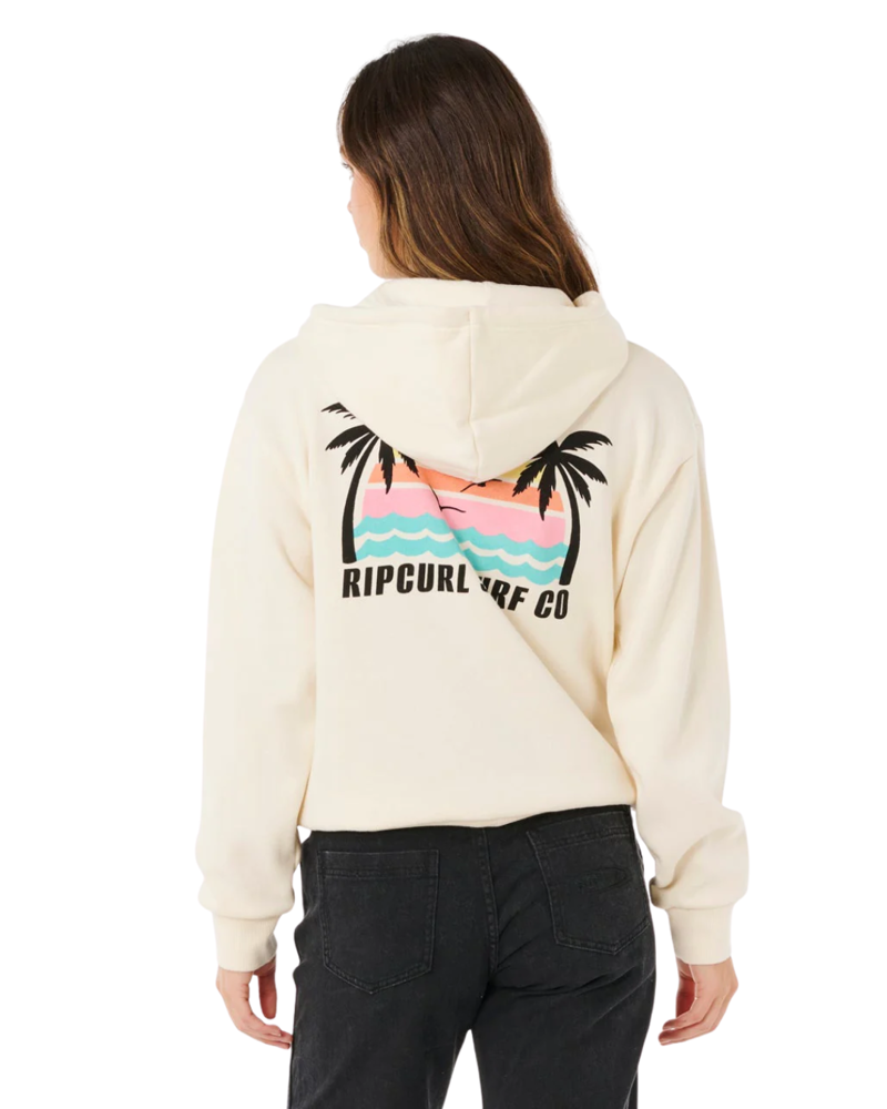 Rip Curl Womens Aloha Zip Thru in Bone-1