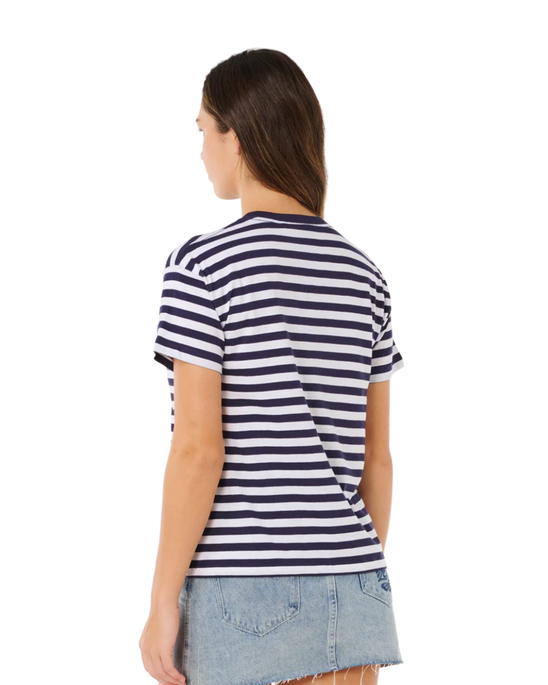 Rip Curl Womens Pacific Relaxed Tee in Dark Navy-1
