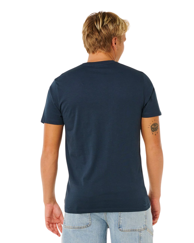 Rip Curl Mens Yo Mumma Tee in Dark Navy-1