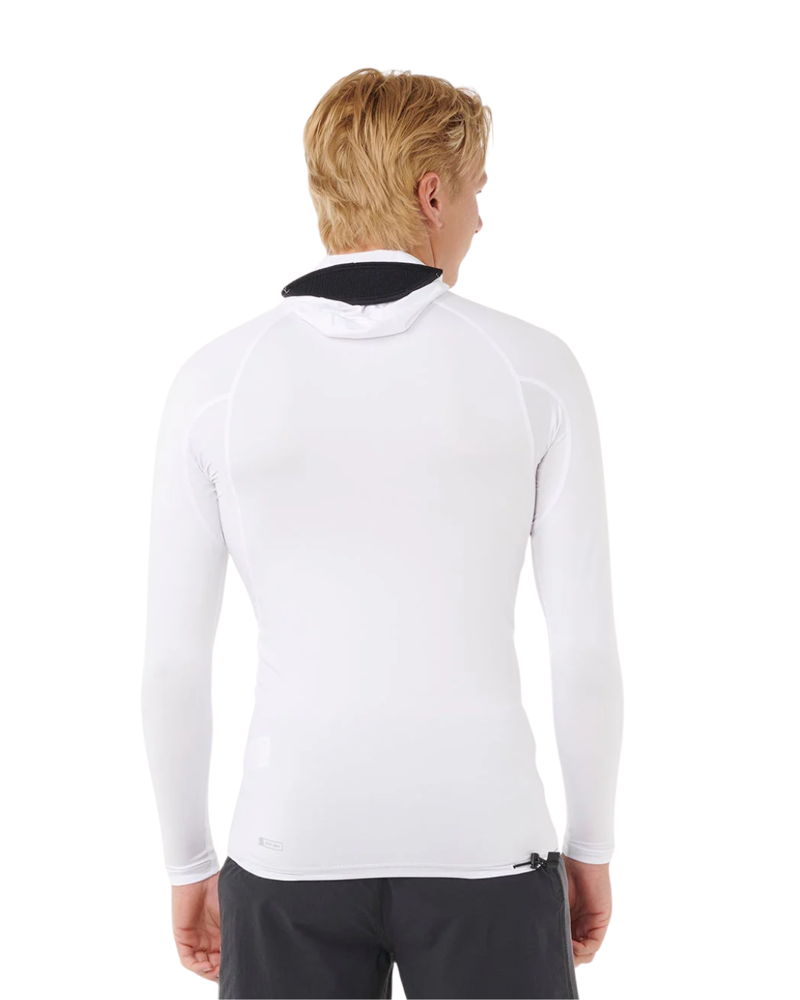Rip Curl Mens Search UPF Perf Hood L/S in White-1