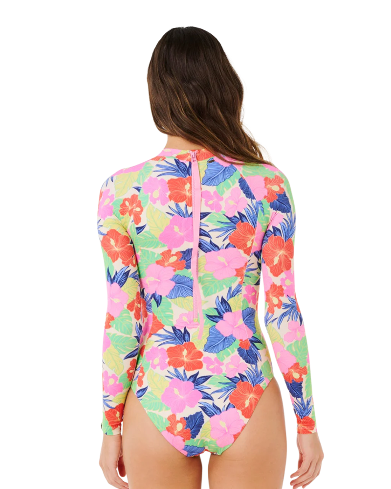 Rip Curl Womens Party Wave UPF Surf Suit in Multi-1