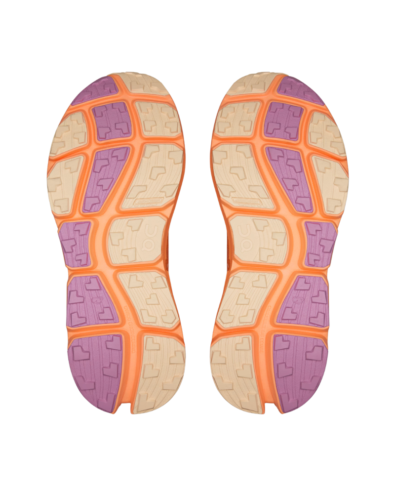 On Womens Cloudsoma in Sandstone / Tangerine-3