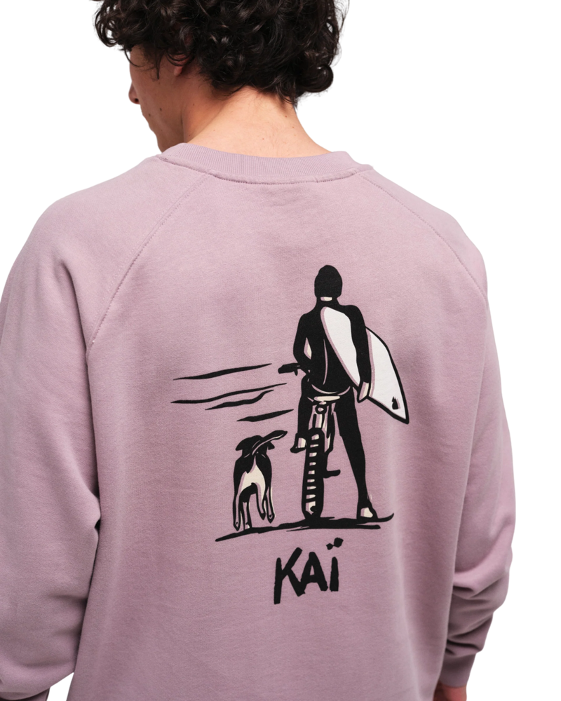 All In Mens Kai Crew Sweater in Nirvana-1