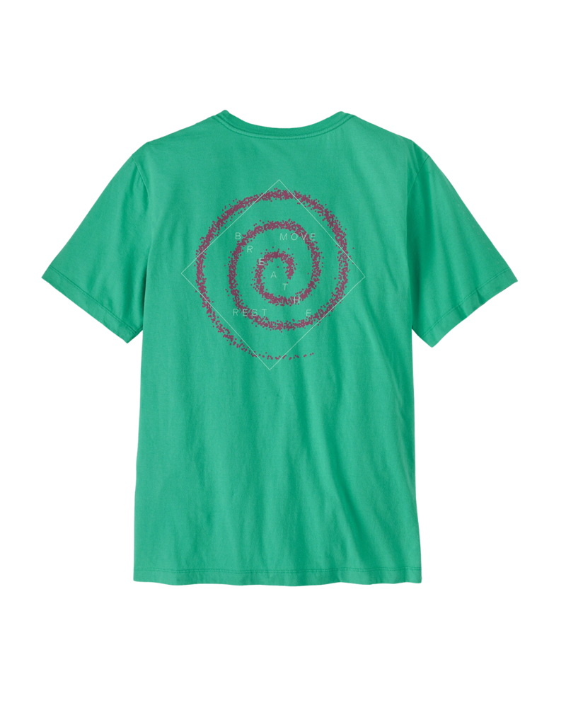 Patagonia Mens Multi-Pitch T-Shirt in Aqua Stone-1