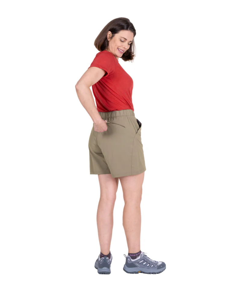 Sprayway Womens Escape Trail Short in Brownstone-1