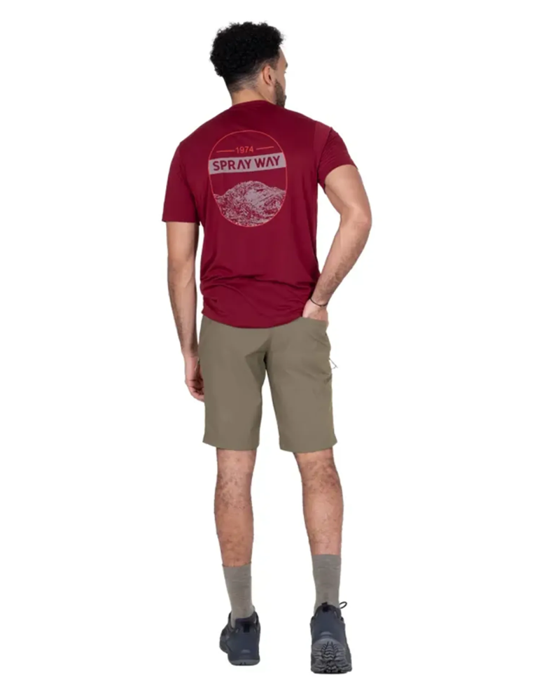 Sprayway Mens Compass Short in Brownstone-1