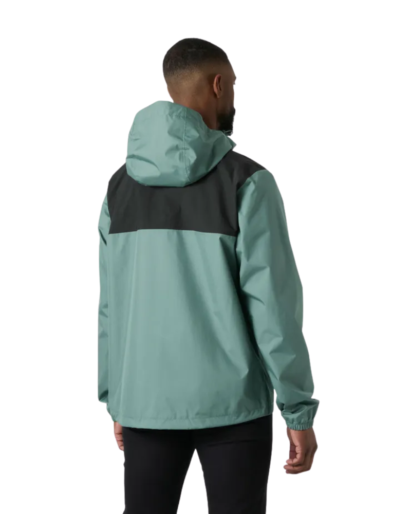 Helly Hansen Mens Vancouver Rain Jacket in Opal Green-1