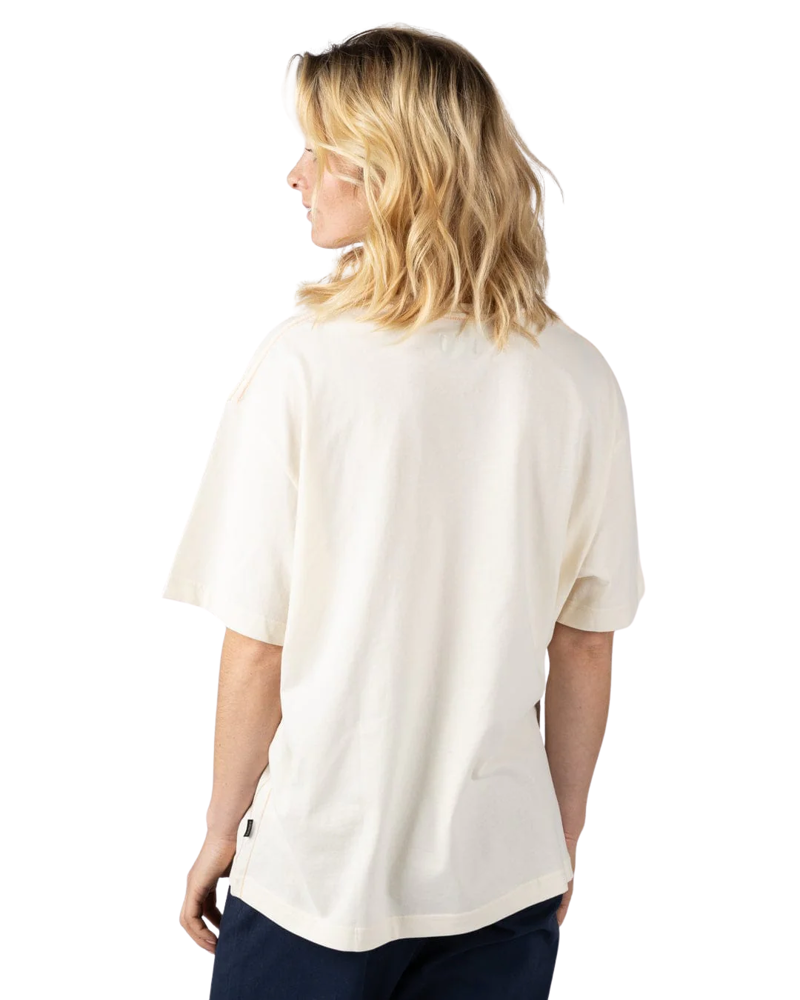 Saltrock Womens Last Light Tee in Cream-1