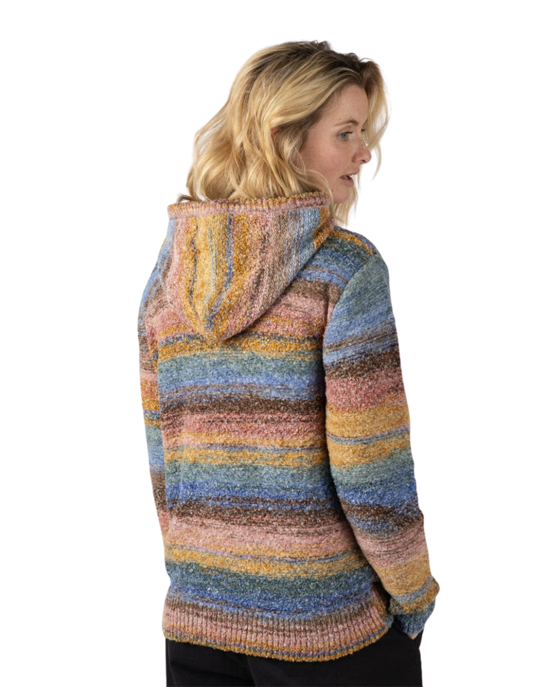 Saltrock Womens Space Dye Erin Sweater in Blue-1