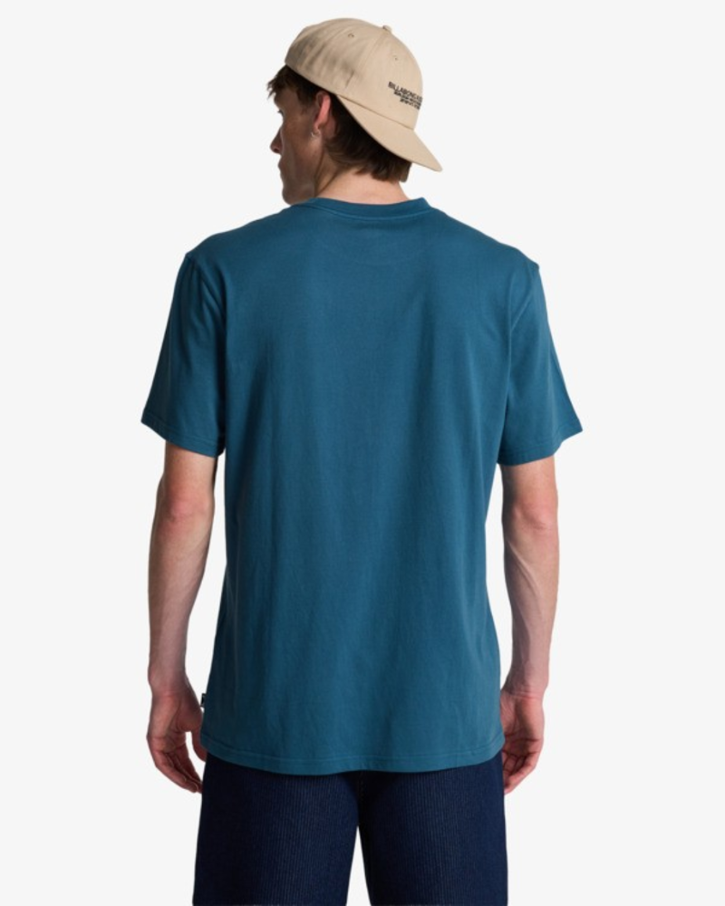 Billabong Mens Icon Wave S/S Tee in Real Teal-1