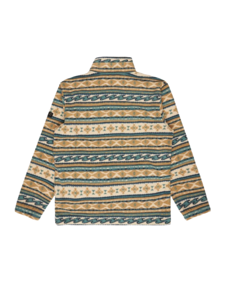 Billabong Mens Boundary Mock Neck in Desert Print-1