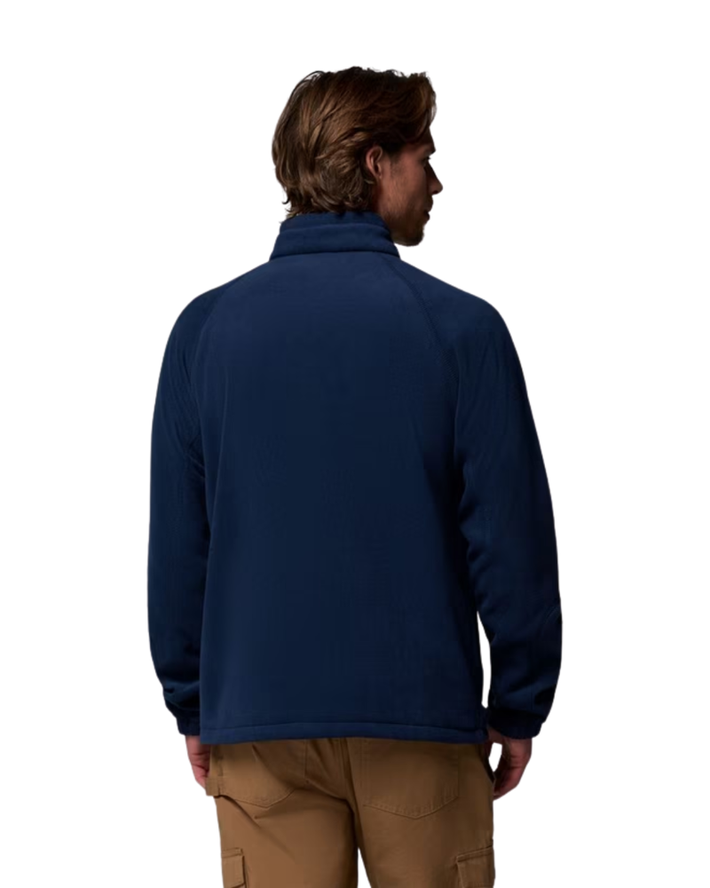 Columbia Mens Fast Trek II Full Zip Fleece in Collegiate Navy-1