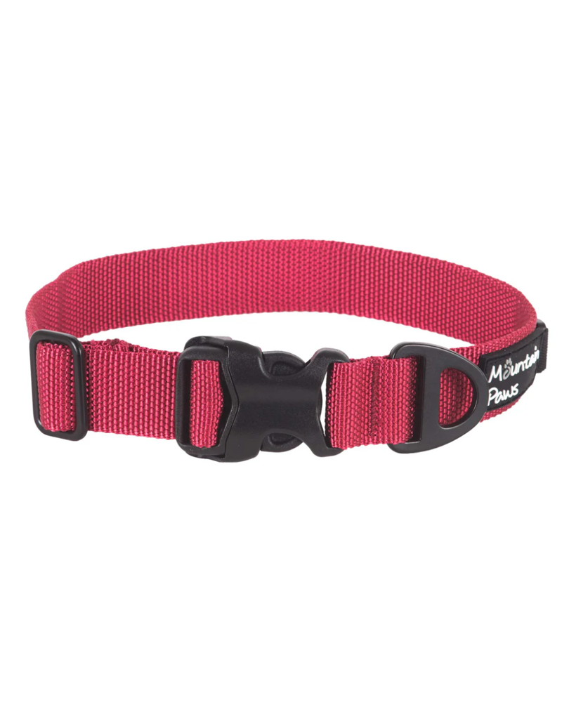 Mountain Paws Extra Tough Dog Collar in Red