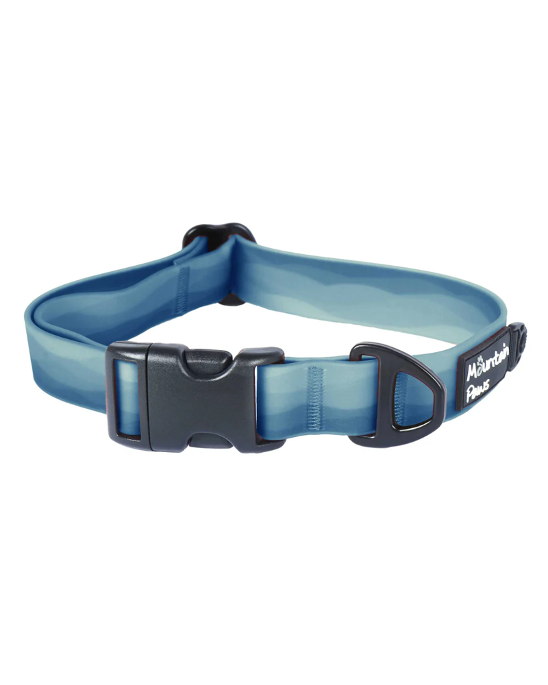 Mountain Paws Waterproof Dog Collar in Blue