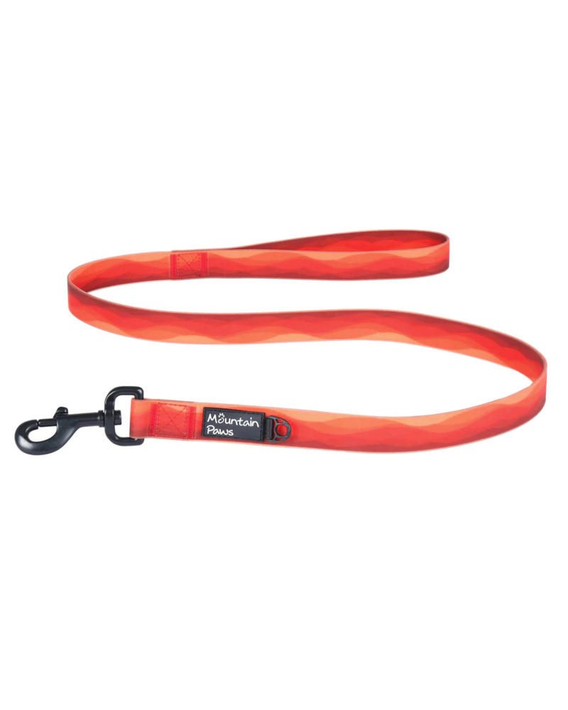 Mountain Paws Waterproof Dog Lead in Orange
