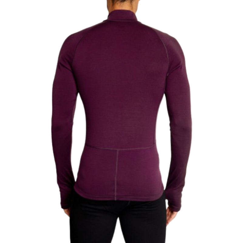 Icebreaker Mens 300 MerinoFine Polar LS Half Zip in Nightshade-1
