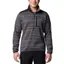 Columbia Mens Sweater Weather Printed Half Zip II in Shark Madras Tonal
