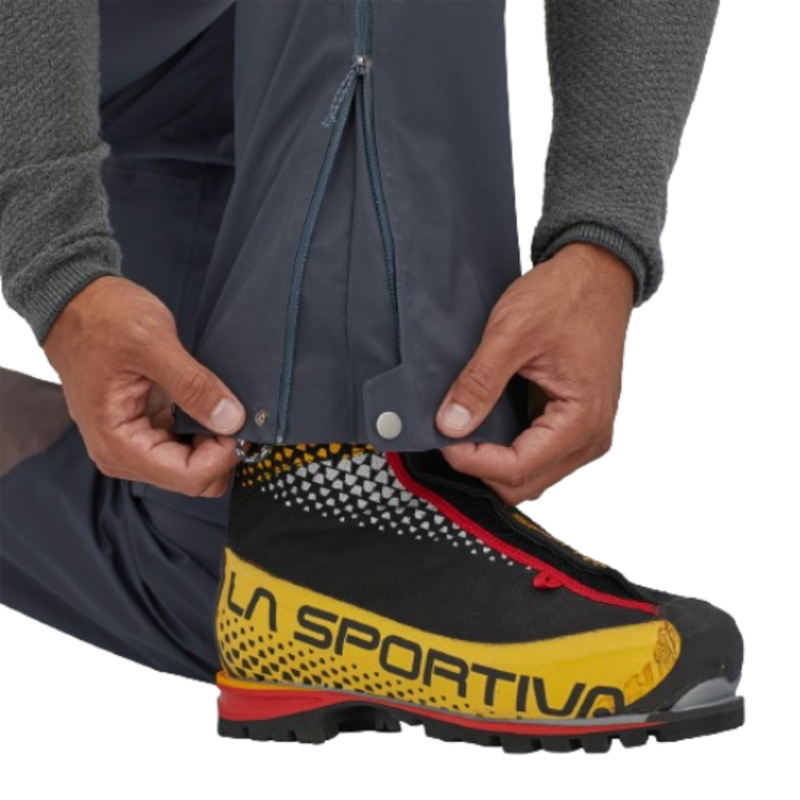 Patagonia Mens Dual Aspect Bibs in Smolder Blue-4