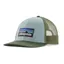 Patagonia P-6 Logo LoPro Trucker Hat in Thermal Blue