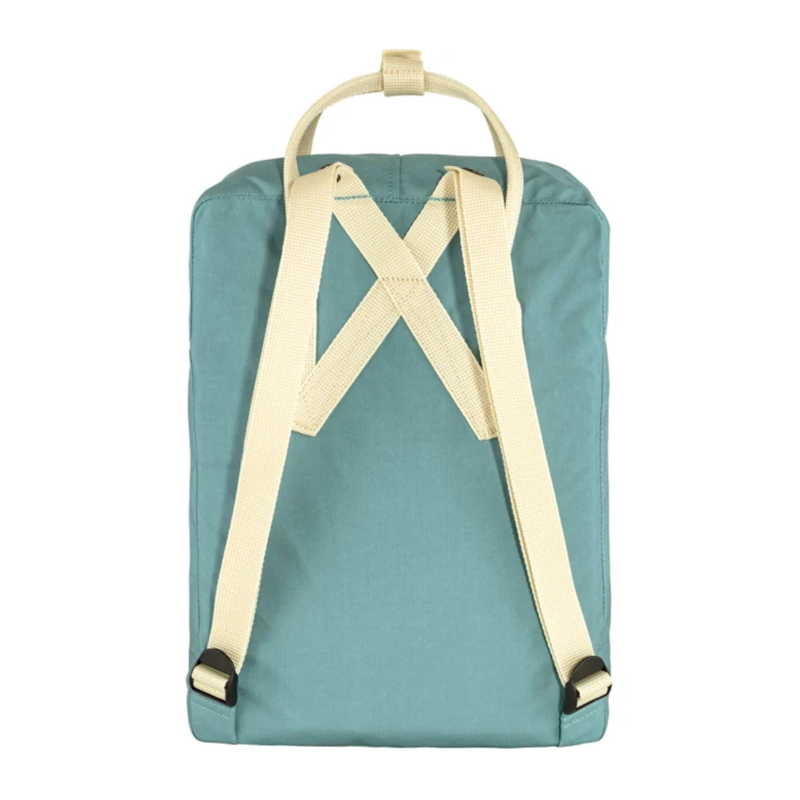 Fjallraven Kanken in Sky Blue / Light Oak-1