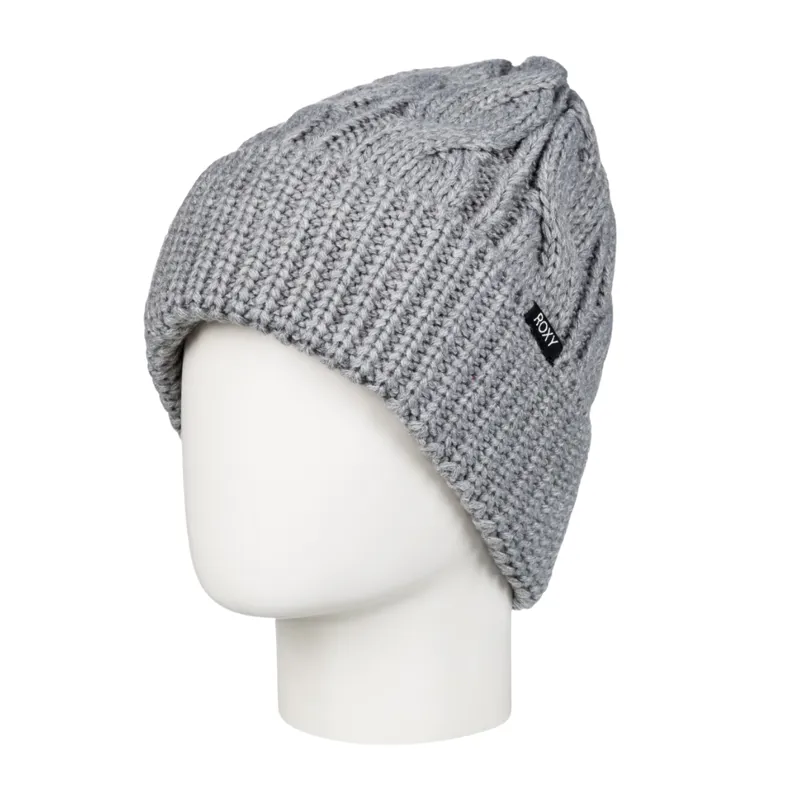 Roxy Womens Snow Cake Hat in Heritage Heather