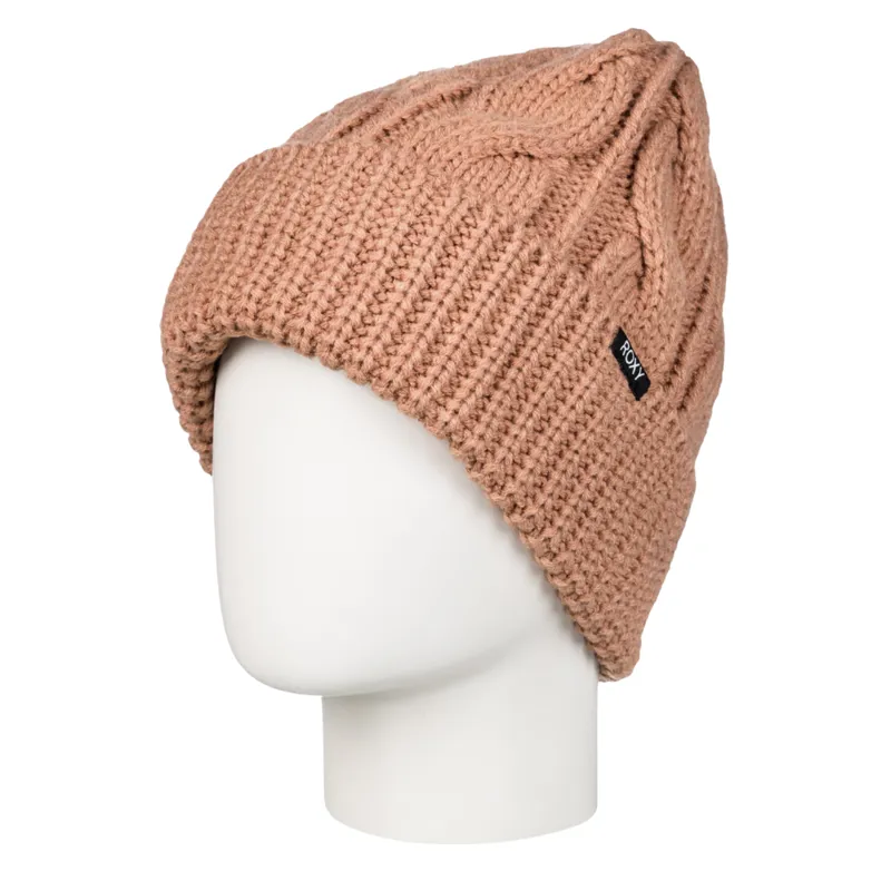 Roxy Womens Snow Cake Hat in Camel