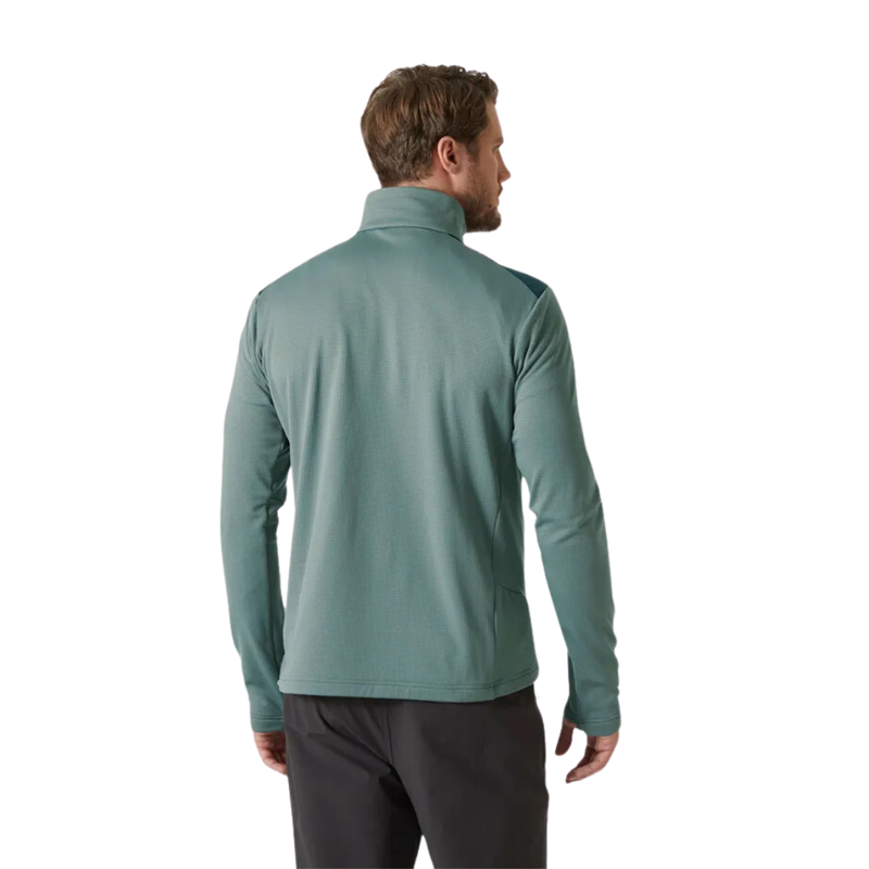 Helly Hansen Mens Versalite Hybrid Fleece Jacket in Grey Cactus-1