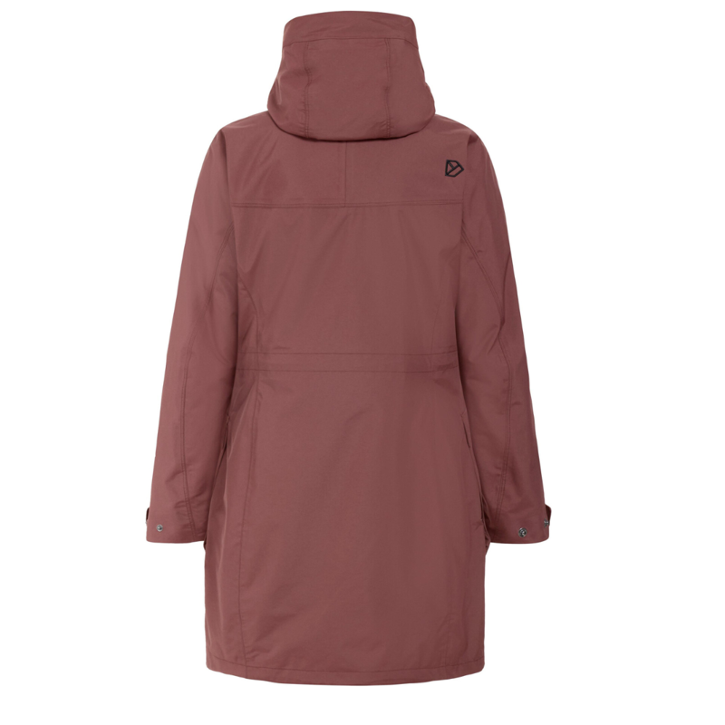 Didriksons Womens Thelma Parka 10 in Old Rust-1