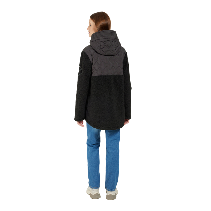 Didriksons Womens Bibi Full Zip in Black-1