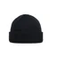 Buff Knitted Lilon Fisherman Beanie in Black