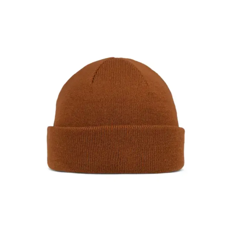 Buff Knitted Lilon Fisherman Beanie in Copper