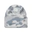 Buff Polar Prints Beanie in Comat Snow