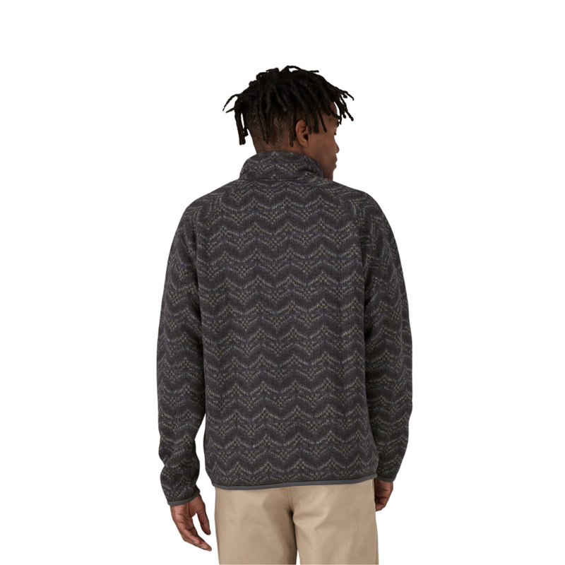 Patagonia Men's Better Sweater 1/4 Zip in Island Escape / Forge Grey-1
