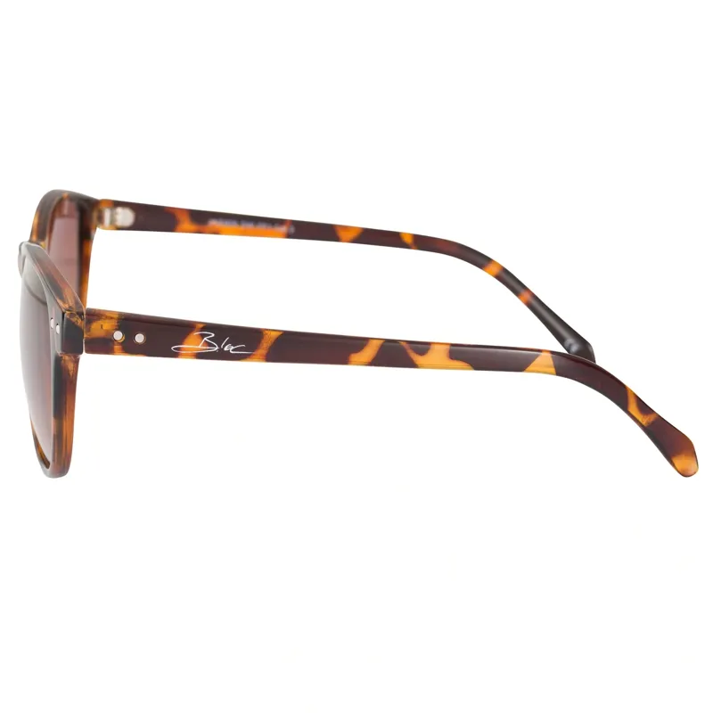 Bloc Jasmin Sunglasses in Shiny Tort with Polarised Brown Gradient Lens-2
