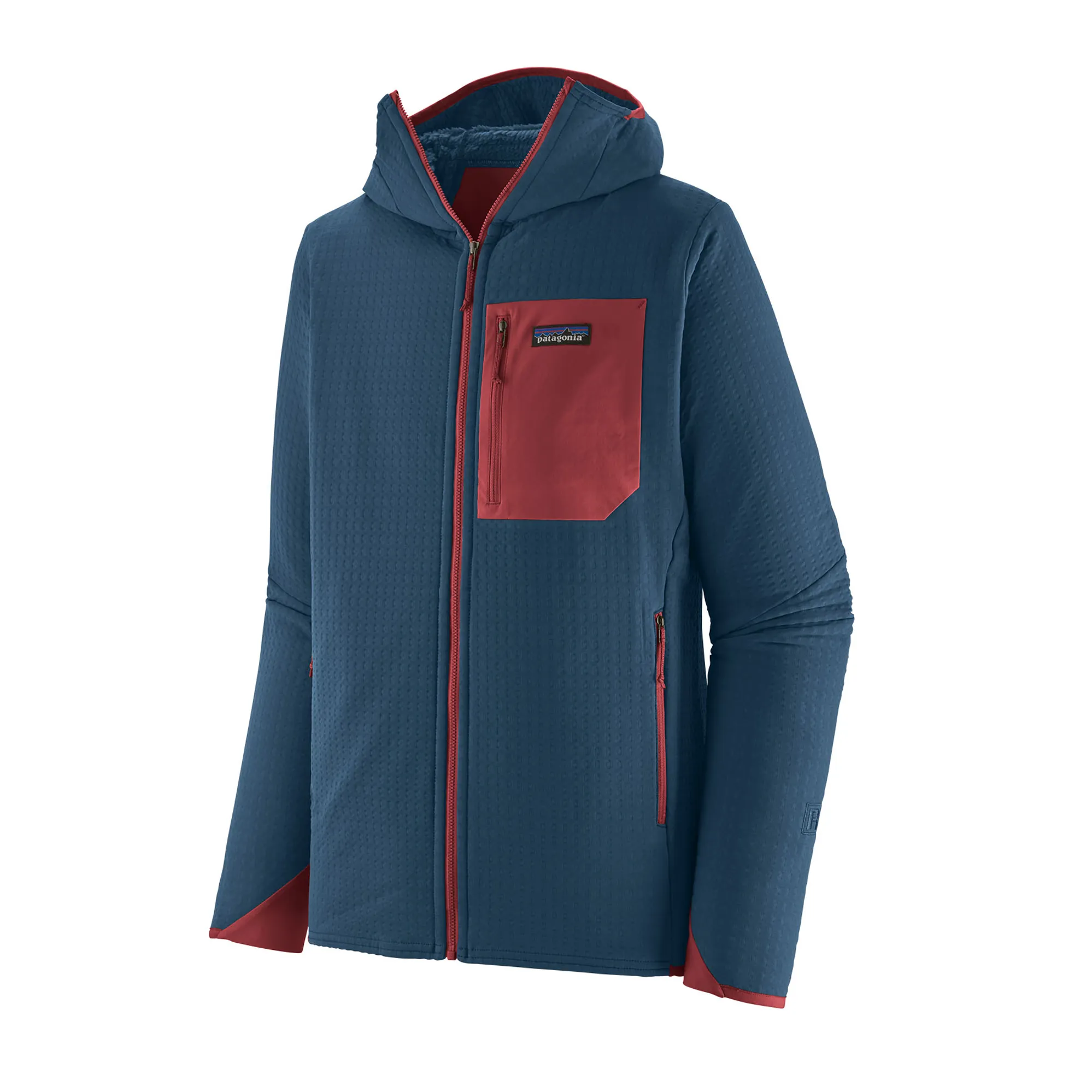 Patagonia Men's R2 TechFace Hoody in Tidepool Blue