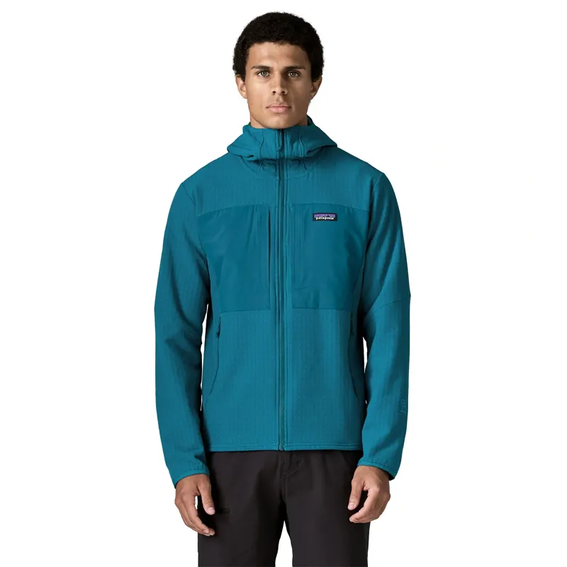 Patagonia Men's R2 TechFace Hoody in Glacial Blue-1