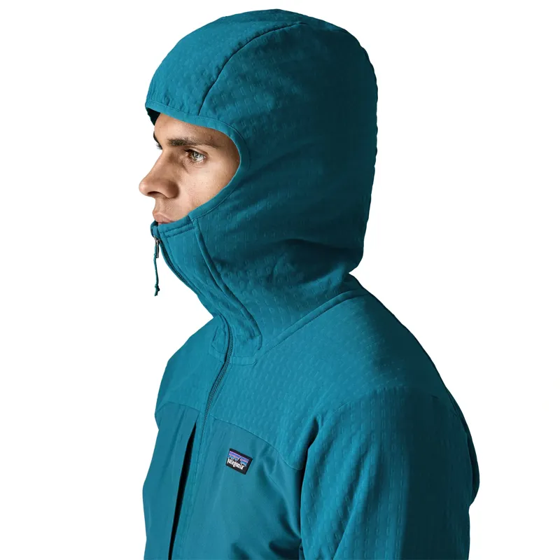 Patagonia Men's R2 TechFace Hoody in Glacial Blue-4