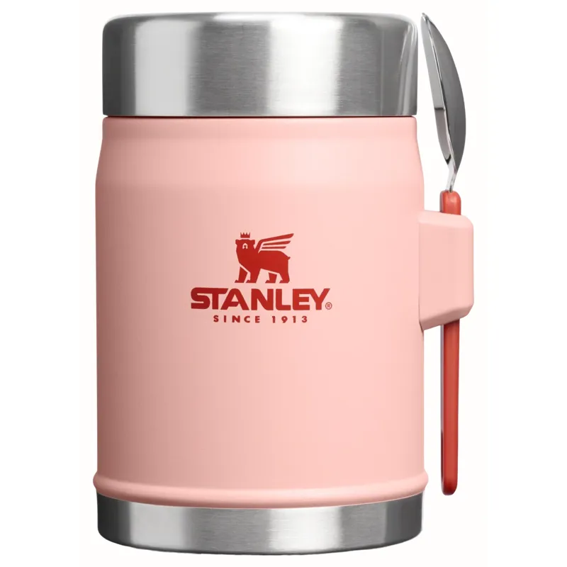 Stanley The Legendary Food Jar + Spork 0.41L in Peach Rose