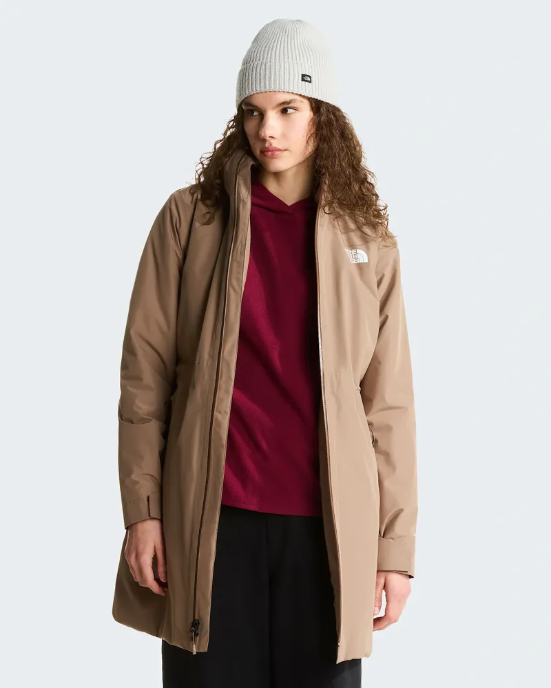 The North Face Women's Hikestellar Insulated Parka in Garnet-5