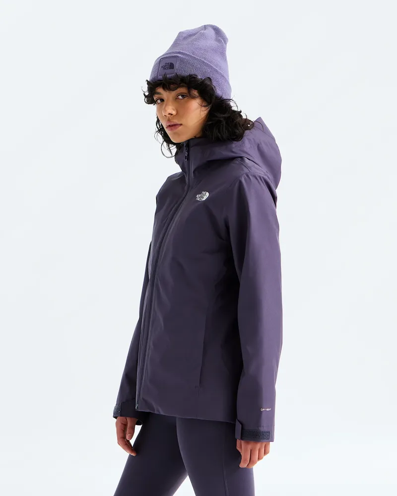 The North Face Womens Quest Triclimate Jacket in Endless Dusk / Grounded Plum-2