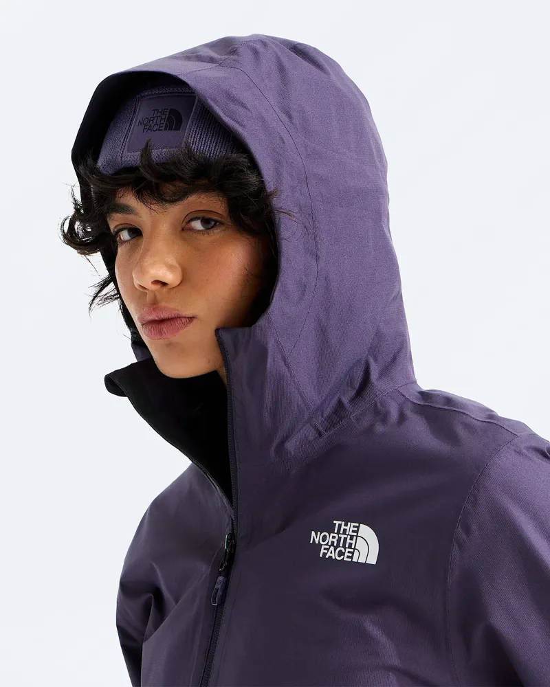 The North Face Womens Quest Triclimate Jacket in Endless Dusk / Grounded Plum-5