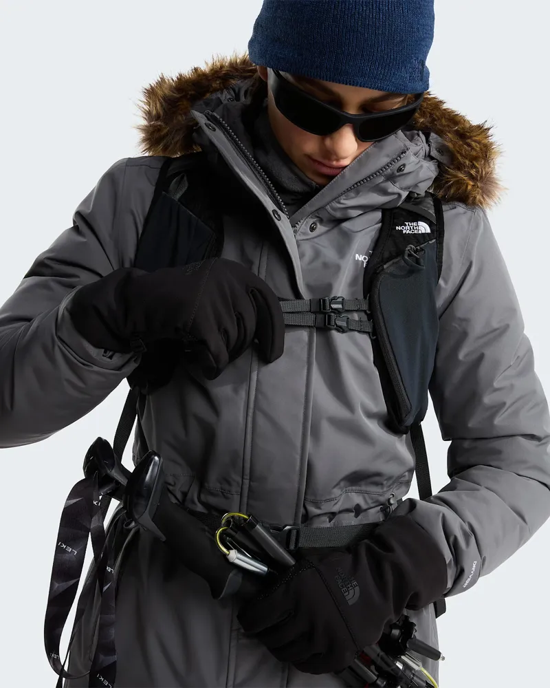 The North Face Women's Zaneck Parka in Smoked Pearl-10
