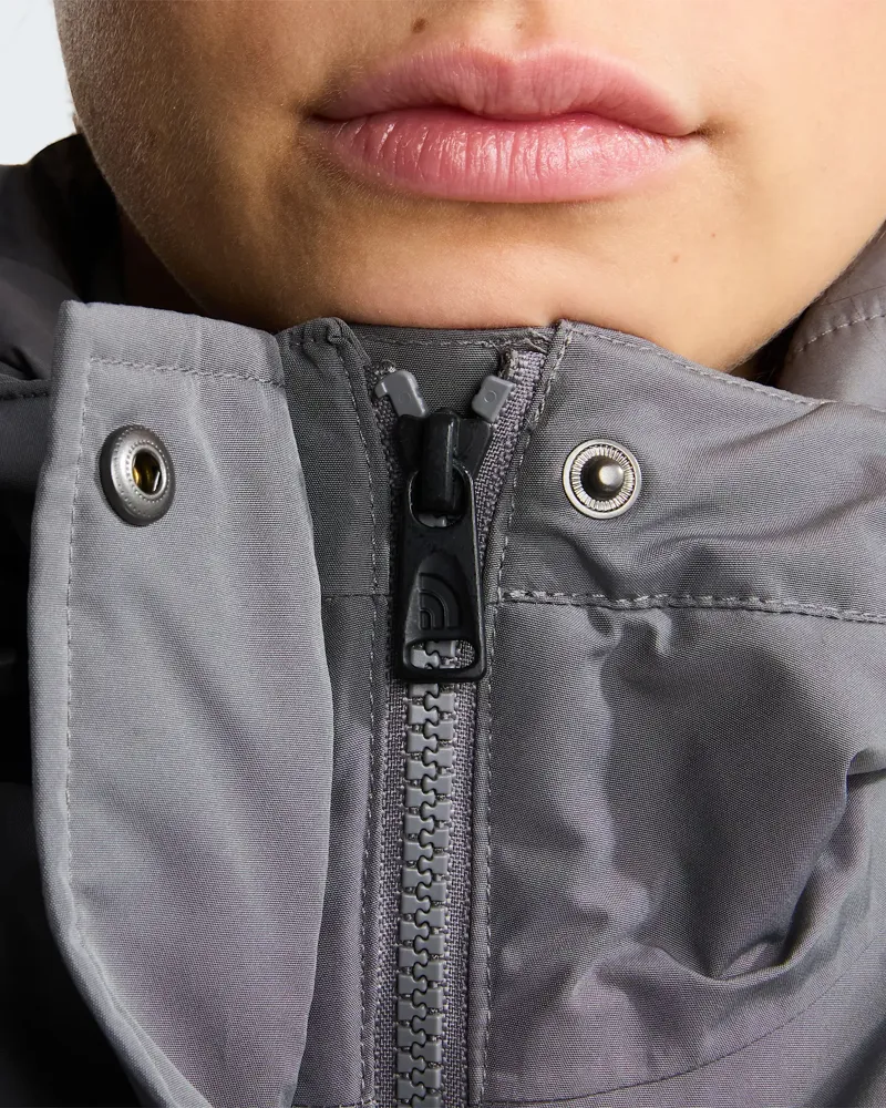 The North Face Women's Zaneck Parka in Smoked Pearl-11