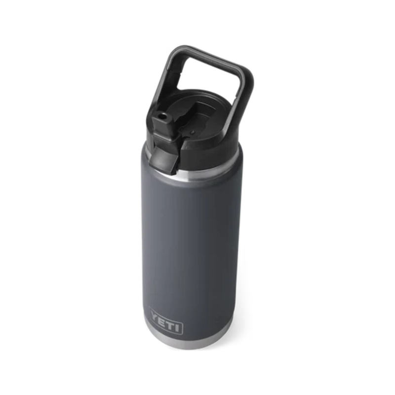 Yeti Rambler 26oz Straw Bottle in Charcoal-1