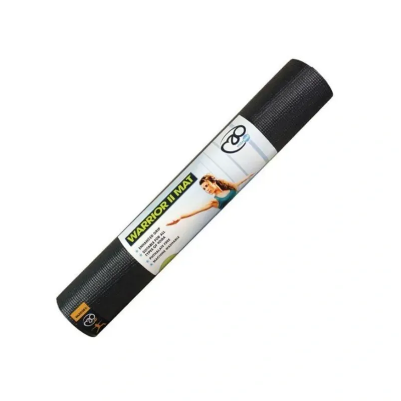 Yoga Mad Warrior II Plus Yoga Mat 6mm in Graphite-1