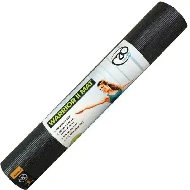 Yoga Mad Warrior II Yoga Mat 4mm in Graphite