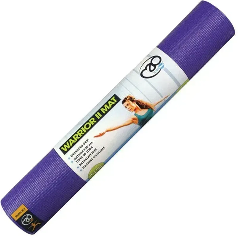 Yoga Mad Warrior II Yoga Mat 4mm in Purple