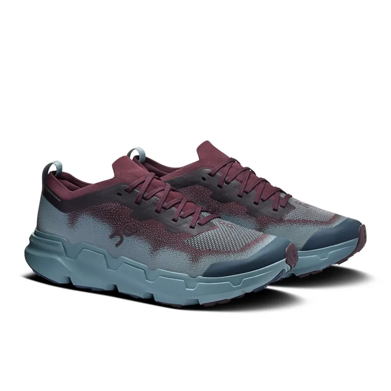 On Mens Cloudsoma Trail Running Shoes in Urchin / Agave-2